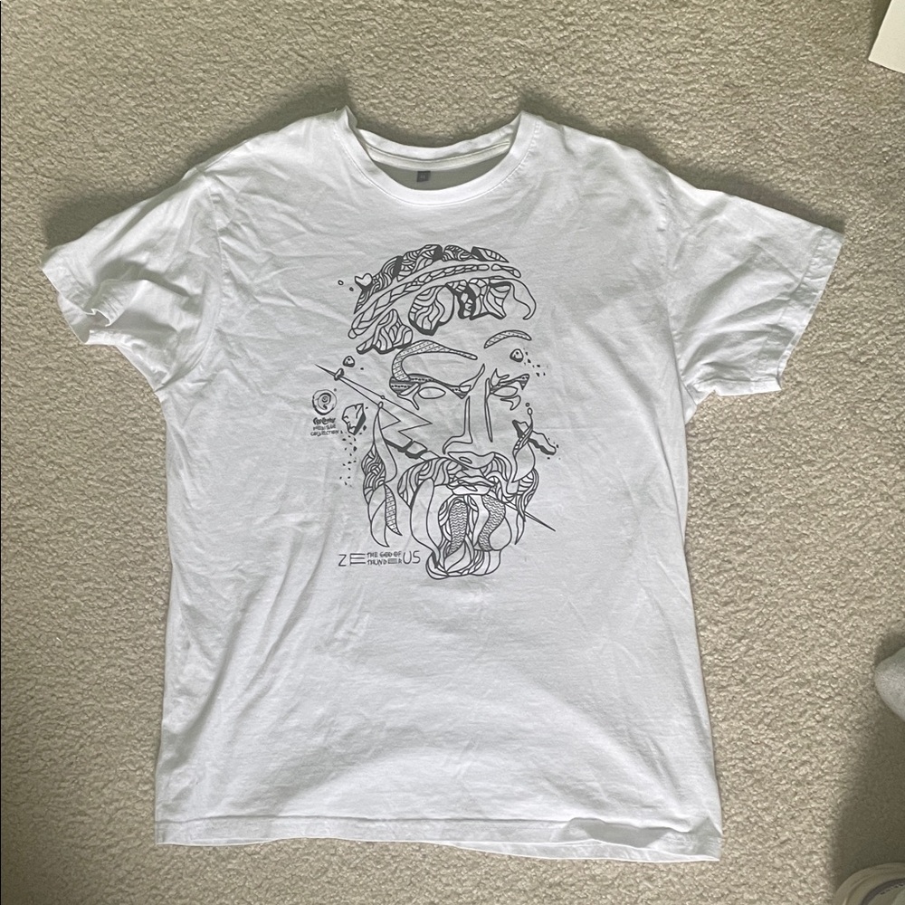 White Graphic T-Shirt